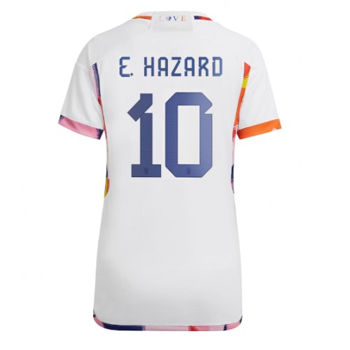 Belgia Eden Hazard #10 Bortedrakt Kvinner VM 2022 Kortermet Belgia Eden Hazard #10 Bortedrakt Kvinner VM 2022 Kortermet